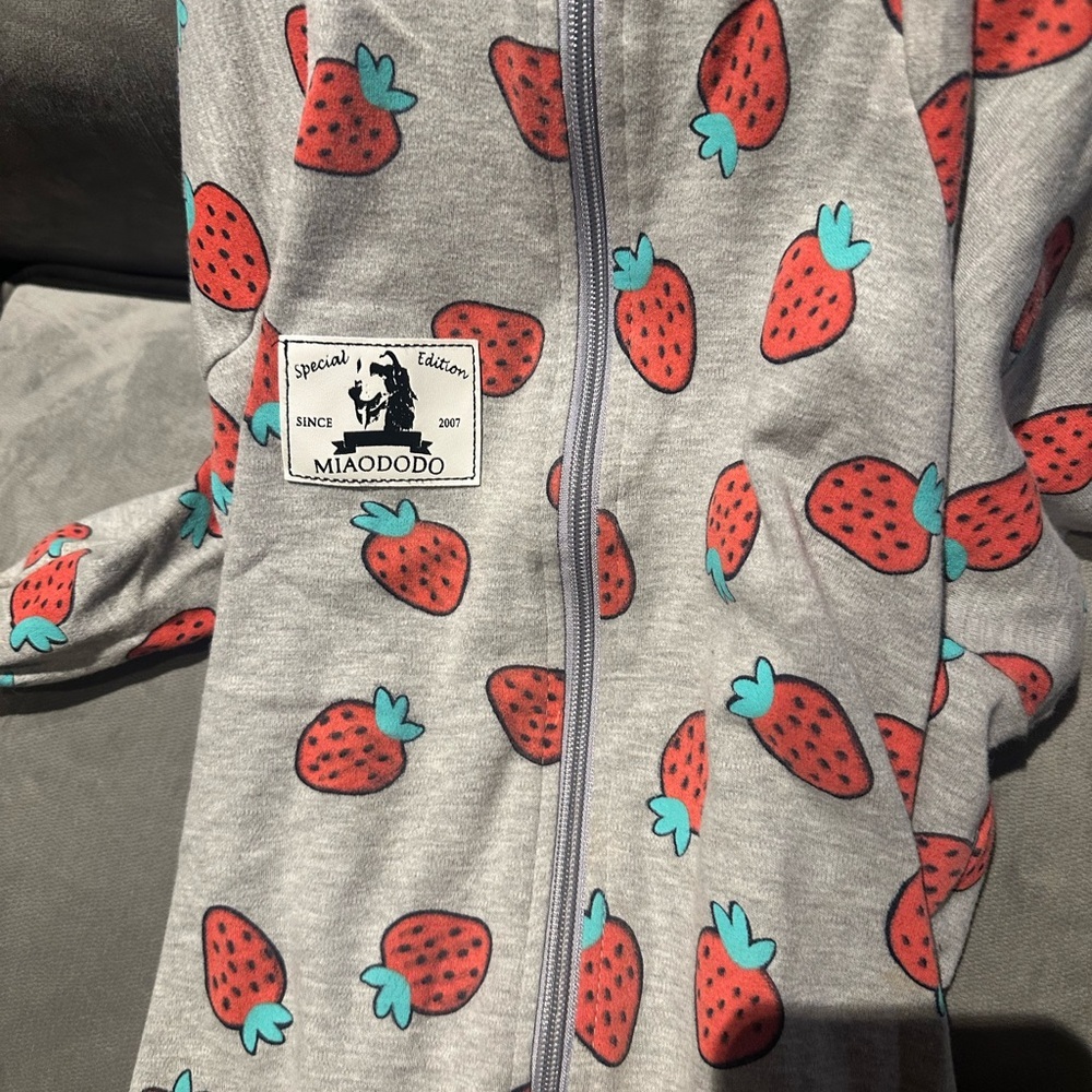Cute Strawberry DOG PJ’s - Picture 6 of 13